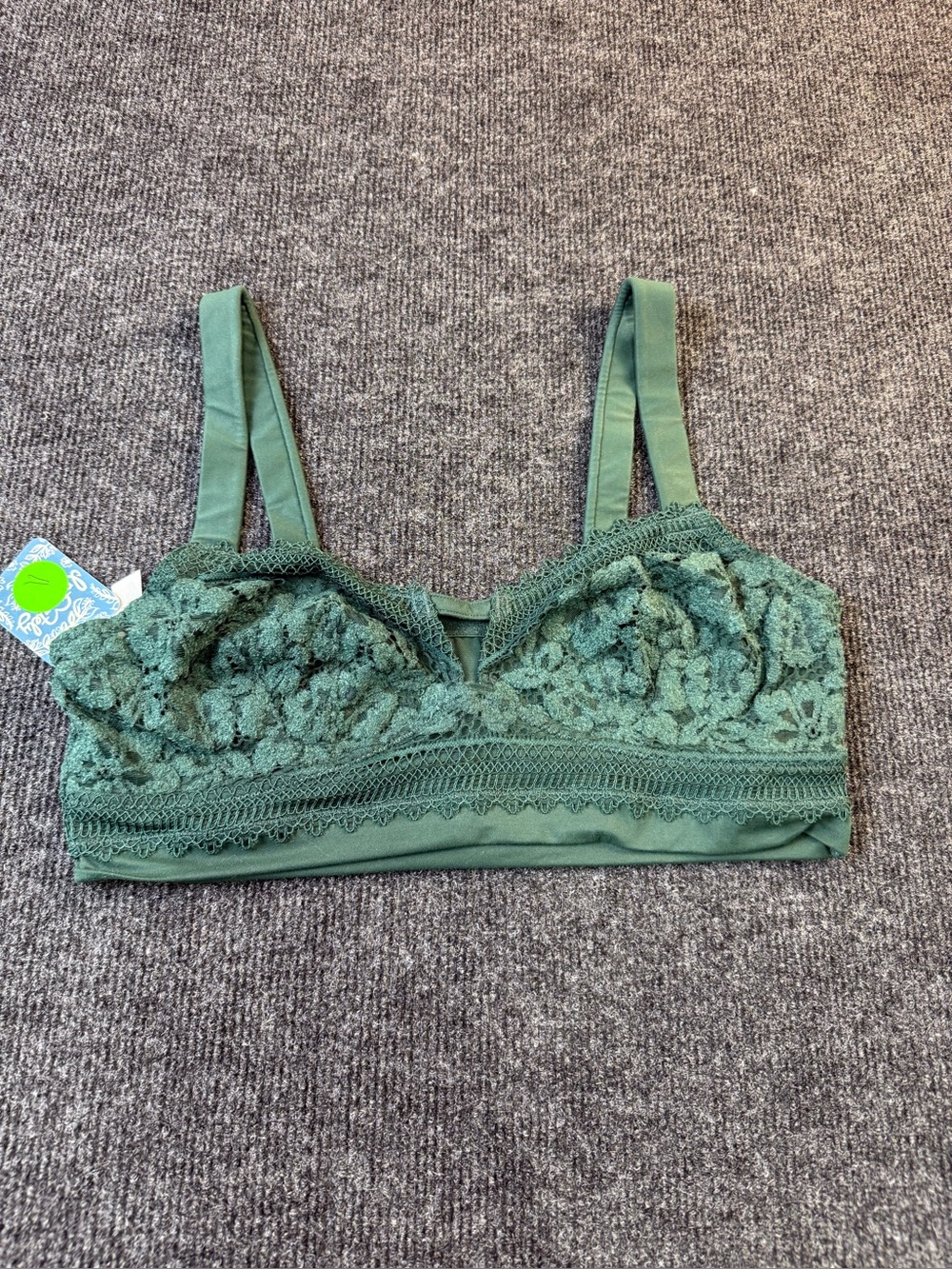 Free People intimately Lace Bralette in Forest Green - Women's Intimates small